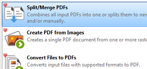 PDF Dateien teilen/verbinden