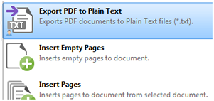 PDF als normales Textformat exportieren